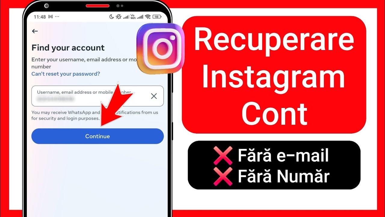 Cum să-ți recuperezi contul de Instagram fără număr de telefon și e-mail