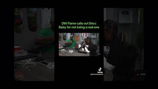 Dw Flame calls out Bricc Baby for trying to act tough ￼with his homies #adam22 #dwflame #nojumper