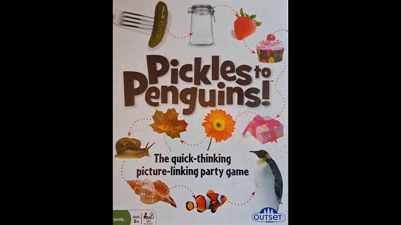 Pickles to Penguins Card Game (2022, Outset) -- What's Inside