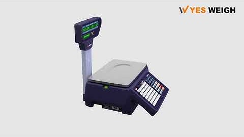 YES WEIGH LABEL PRINTING SCALE WITH CLOUD CONNECTIVITY