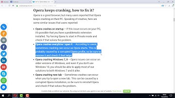How to Fix Opera Crashing in Windows 10 (Corrupted Opera profile problem) EASY Tutorial