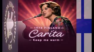 eurovision 1974 Finland 🇫🇮 Carita - Keep me warm ᴴᴰ