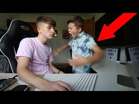 IGNORING MY LITTLE BROTHER FOR 24 HOURS!