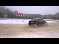 Subaru legacy snow drift in Russia
