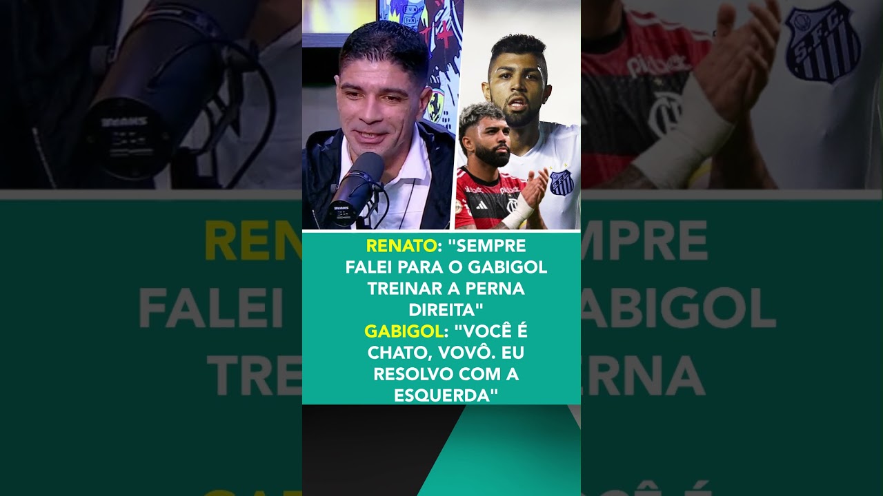 Renato relembrou conselhos a Gabigol na época de Santos no programa MunDu Meneses #shorts