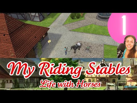 My Riding Stables Life with Horses! First look!  Ep 1