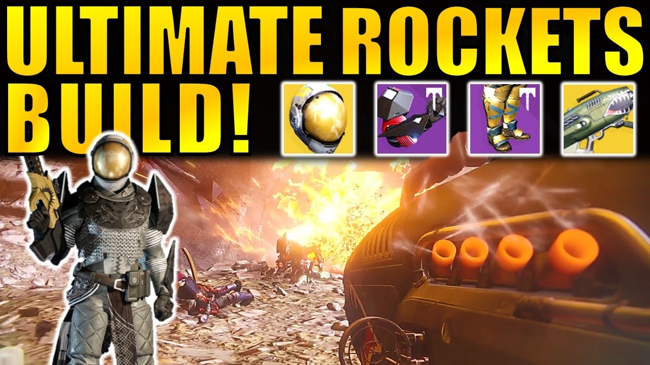 Destiny: ULTIMATE ROCKETS BUILD (Titan)! - YouTube