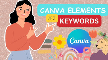Part 2 | Canva Elements Keywords that you should know!