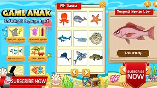 GAME ANAK Edukasi Hewan Laut |BambooCannonStudio screenshot 2