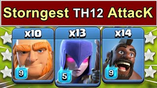 How To 3 STAR Th12 Easily Using This Attack Strategy | CLASH OF CLANS