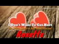 Roxette - I Don't Wanna Get Hurt (legendado/lyrics)