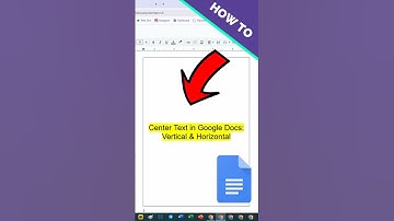 Center Text in Google Docs Vertical & Horizontal #centertext #googledocs
