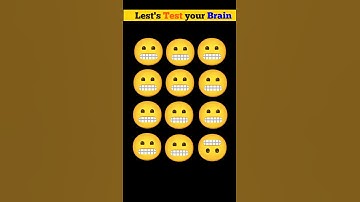 Memory Test🤯 || Find The Odd Emoji Out || Emoji Puzzle Quiz🧐 || part 6 ||  #shorts #quiztime