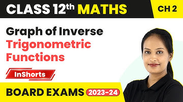 Graph of Inverse Trigonometric Functions | Class 12 Maths Inshorts #boardexam2024