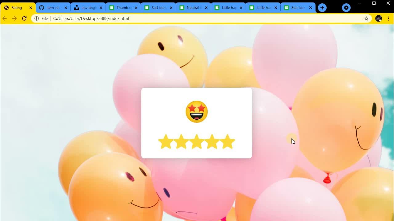 How to create star rating in HTML and CSS - YouTube