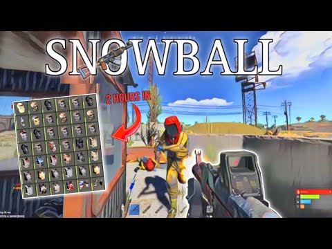 How a DUO SNOWBALL Leads to Server DOMINATION - Rust Console Ps5 - YouTube