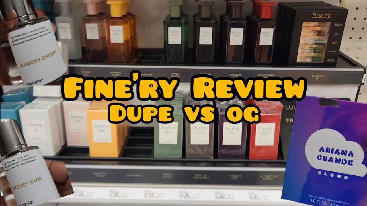 New fine'ry fragrance review from Target!! Dupe vs Original YouTube