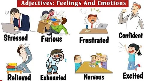 ﻿Adjectives: Feeling and emotions | Most Common Adjectives | 25+ English Vocabulary Adjectives