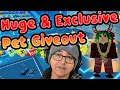  live huge  exclusive pet giveaway  pet simulator 99 13