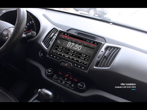 Asottu KI302  KI602 How to install 9 inch Kia sportage car DVD GPS unit