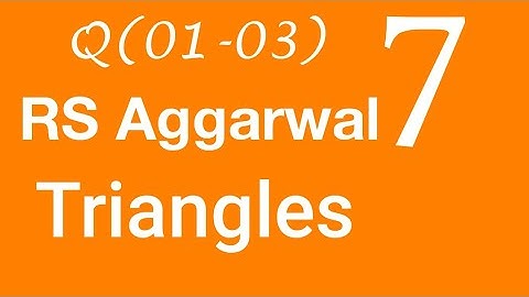 RS Aggarwal 7th Maths Solutions 2025 | Easy Explanation |9th Maths Ncert Exemplar Ch 2