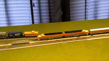 N Scale Con-Cor Rio Grande Passenger Train