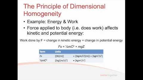 Fluids - Lecture 4.1 - Dimensional Analysis