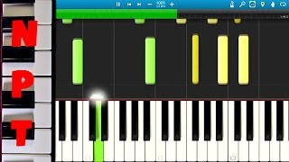 X Ambassadors - Unsteady Piano Tutorial - How to play Unsteady on piano - Synthesia