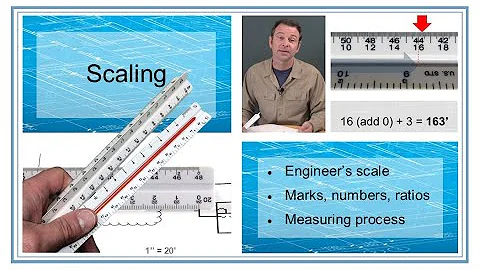 Learn how to read a Scale - Engineer's Scale - Part 2 of 2 Construction Plan Reading Series -