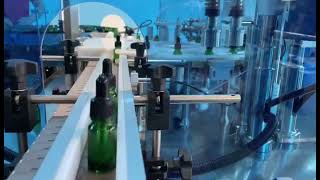 Automatic dropper bottle essential oil filling capping machine
