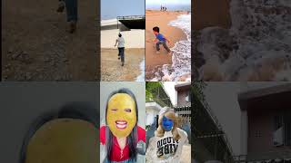 Lari dari Ombak &amp; Filter Wajah Kocak! 🌊🥔🍌