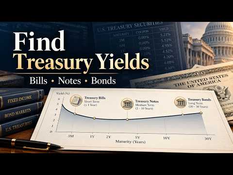 How to Find Treasury Bill, Note, and Bond Yields
