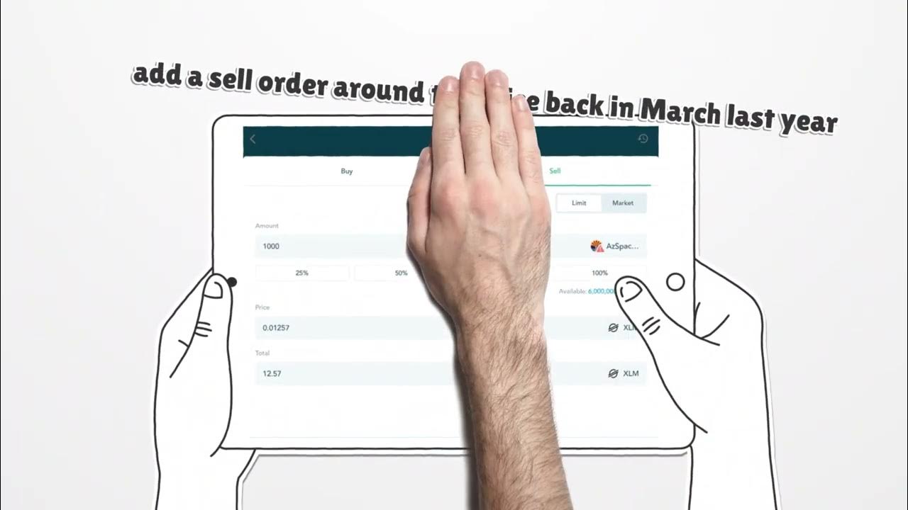 How to sell an asset on Lobstr YouTube