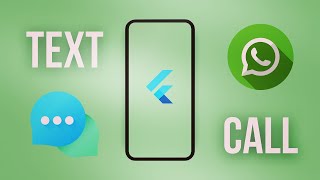 💬 Send Text Messages & Make Calls directly from your App ♡ Flutter Tutorial screenshot 3