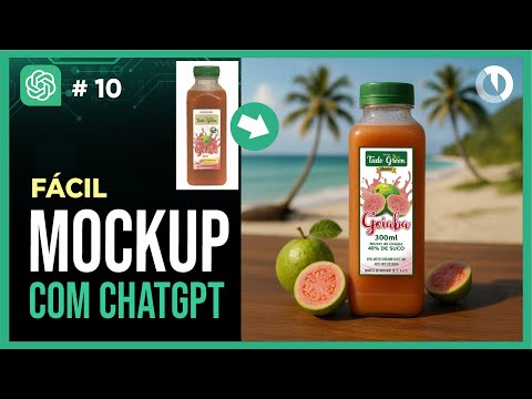 Como usar o chat GPT pra criar Mockups de produtos