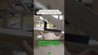 Length of a Common Rafter Explained 📐🏠 Roof Framing Concepts & Terms