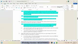 Excel  | Modules 1-3: SAM Capstone Project B DoubleDay Designers Net Worth