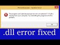 How to Fix DLL missing problem | api-ms-win-crt-runtime-l1-1-0.dll is missing error