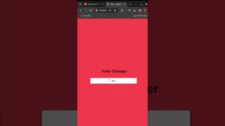 Page color changer React Beginner project  #props #usestate #arrays #javascript #components #coding
