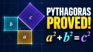 The Pythagorean Theorem Finally Makes Sense 🤯 | Visual Proof in 55 Seconds