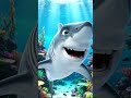Meet Sammy the Shark! 🦈 Fun Fact Time with AquaBuddies 3D! #3danimation #oceanlife #pixarstyle #sea