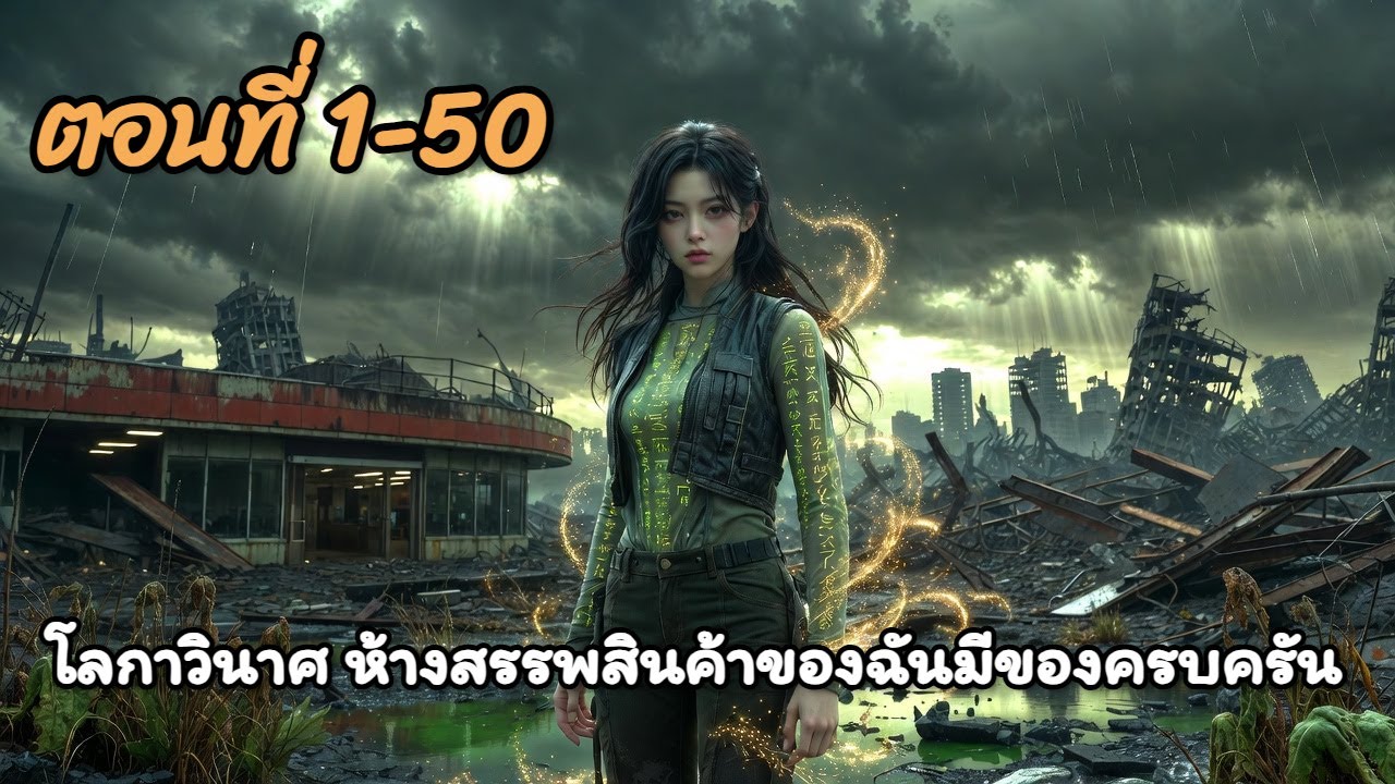 ตอนที่ 1-50 | โลกาวินาศ ห้างสรรพสินค้าของฉันมีของครบครัน #นิยายเสียง