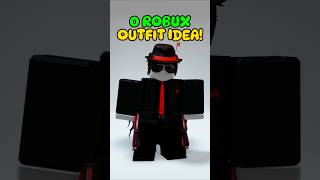 0 Robux Outfit Idea! Black Mafia Free Items Avatar! #roblox #shorts