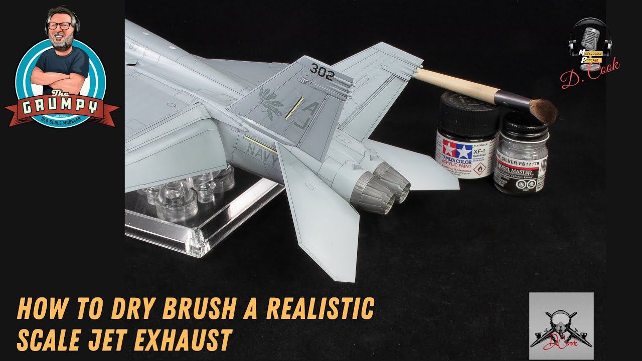 Model Making, How to Dry Brush Scale Model Exhaust and Achieve a Realistic Finish
