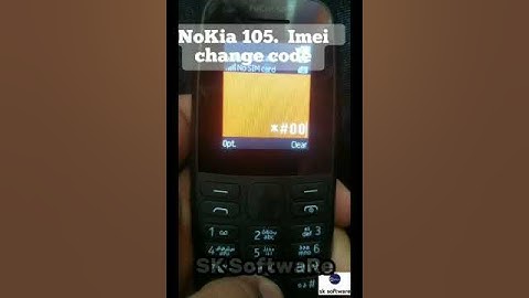 NOKIA 105 IMEI repiar Change Code