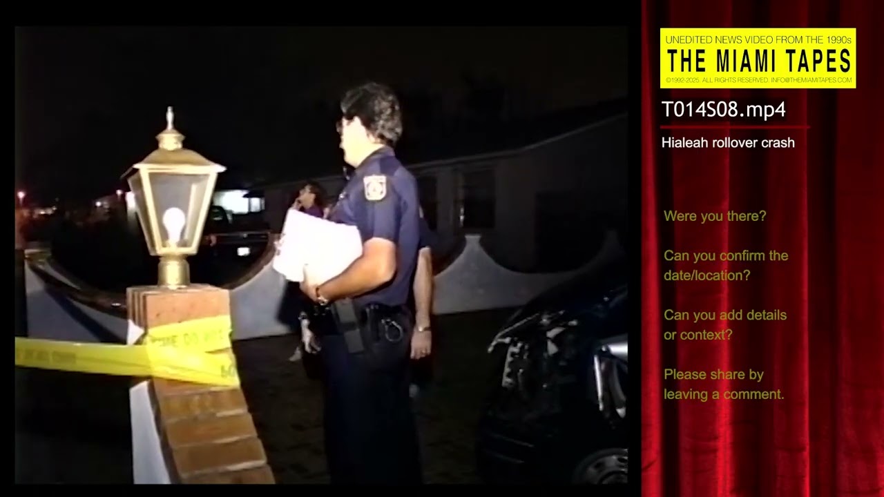 T014S08: Hialeah rollover crash.