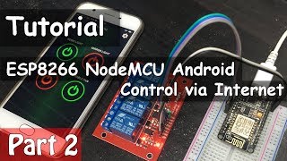 ESP8266 (NodeMCU) Android Control via Internet Tutorial - Part 2 screenshot 5
