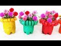 Recycling Ideas For Plastic Bottles Make Beautiful Flower Pots