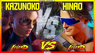SF6 Kazunoko (C.Viper) VS Hinao (Luke)💥Messatsu💥
