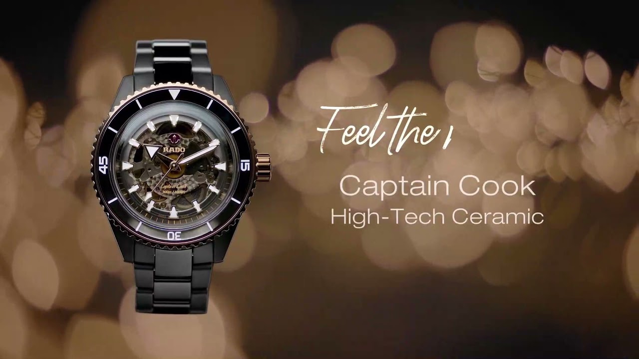 Rado - Discover the Captain Cook High Tech Ceramic Bicolor l Jura